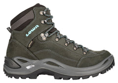 LOWA Renegade GTX Mid Ls Trekkingschuhe für Damen, asphalt/turquoise