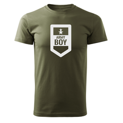 DRAGOWA Kurzarm-T-Shirt army boy 160 g/m², oliv