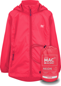 Mac in a Sac Origin 2 Kids Kinder wasserdichte Jacke, watermelon