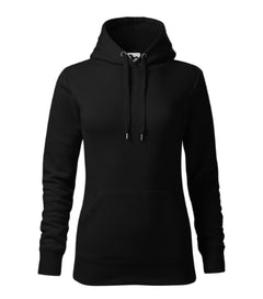 Malfini Cape Damen Kapuzenpullover, schwarz