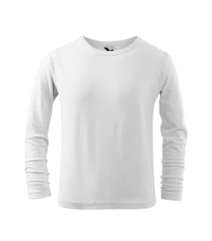 Malfini Fit-T LS Kinder-Langarm-T-Shirt, weiß
