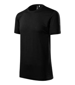 Malfini Rise Herren-Kurzarmshirt Merino, schwarz