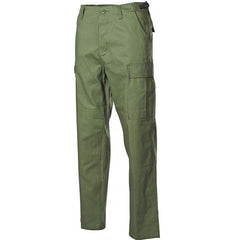 MFH BDU men's Rip-Stop trousers, olive