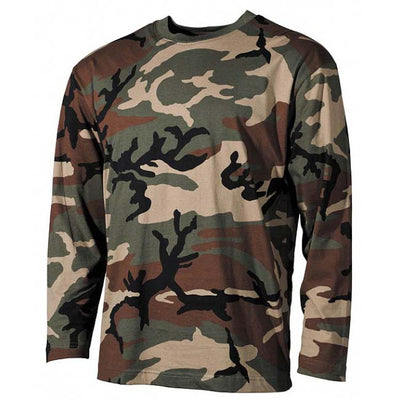Camouflage-Langarmshirts