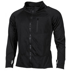 MFH US langärmliges taktisches T-shirt Schwarz