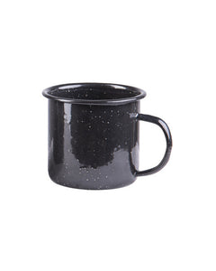 Mil-Tec WESTERN Becher emailliert 350 ml schwarz