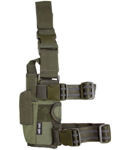 Mil-Tec Adjustable Leg Holster, Olive