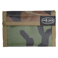 Mil-Tec Geldbörse mit Klettverschluss, woodland