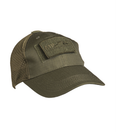 Mil-Tec Baseball Cap with Mesh, Olive