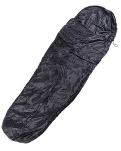 Mil-Tec Commando Schlafsack m.packs.schwarz