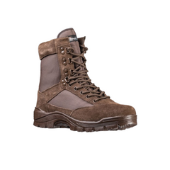 Mil-Tec tactical footwear with zip, brown