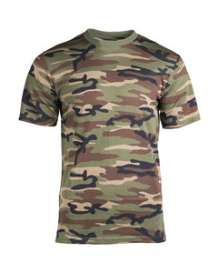 Mil-Tec T-shirt mit kurzem Ärmel, woodland