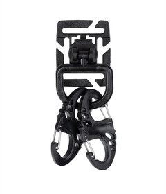 Mil-Tec Ultimate taktisches Karabiner-Set, schwarz