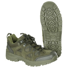 MFH Tactical Niedrige taktische Stiefel, OD grün