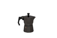Origin Outdoors Espresso Moka Pot 3 Cup, Black