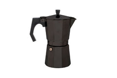 Origin Outdoors Espresso Coffee Maker 6 Cup, Black