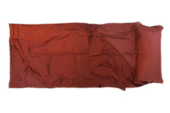 Origin Outdoors Μεταξωτή Ορθογώνια Θήκη Υπνόσακου, Bordeaux