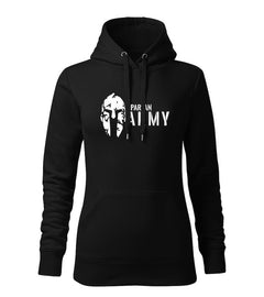 DRAGOWA Damen-Kapuzenpullover Spartan army 320 g/m², schwarz