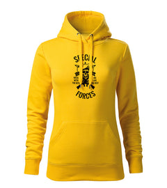 DRAGOWA Damen-Kapuzenpullover special forces 320 g/m², gelb