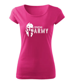 DRAGOWA Damen-T-Shirt Spartan army 150 g/m², rosa