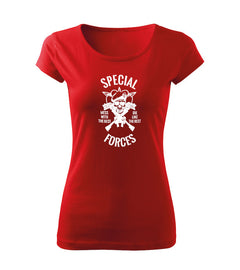 DRAGOWA Damen-T-Shirt special forces 150 g/m², rot