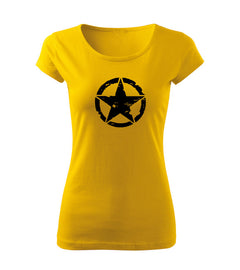 DRAGOWA Damen-T-Shirt star 150 g/m², gelb