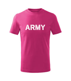 DRAGOWA Kinder-Kurzarm-T-Shirt army, rosa
