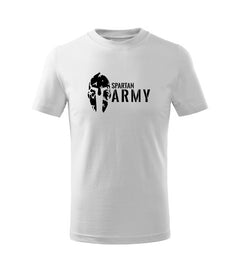 DRAGOWA Kinder-Kurzarm-T-Shirt Spartan army, weiß