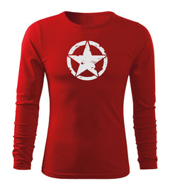 DRAGOWA Fit-T Langarmshirt star 160 g/m², rot