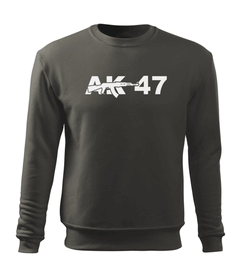 DRAGOWA Herren-Sweatshirt AK-47 300 g/m², grau
