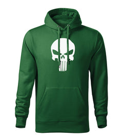 DRAGOWA Herren-Kapuzenpullover Punisher 320 g/m², grün