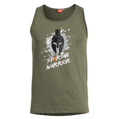 Pentagon Spartan Warrior Tank Top, Olive