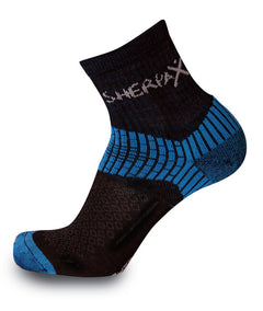 SherpaX ApasoX Misti Socken dünn, Schwarz-Blau