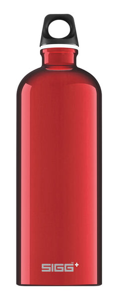 SIGG Traveller aluminijasta steklenica za pitje 1 l, rdeča