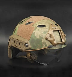 DRAGOWA Tactical Fast PJ taktischer Helm mit Brille Bolt, FG (ohne Zertifizierung)