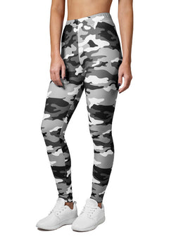 Urban Classics women's leggings, Snow camo
