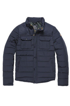 Vintage Industries Beeston jakna, temno modra