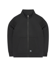 Vintage Industries Harold men's zip-up sweatshirt vest, black
