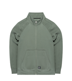 Vintage Industries Harold men's zip hoodie vest, Mid grey