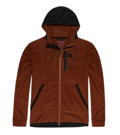 Vintage Industries Vitor Fleece-Sweatshirt hollow fibre, Brick