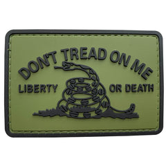 WARAGOD Don´t Tread on me PVC Applikation, grün