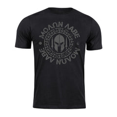 DRAGOWA Kurzarm-T-Shirt Molon Labe, schwarz