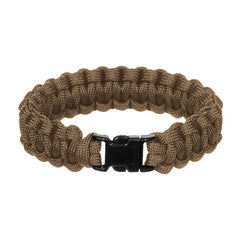 WARAGOD Corna Paracord-Armband mit Kunststoffclip Kojote