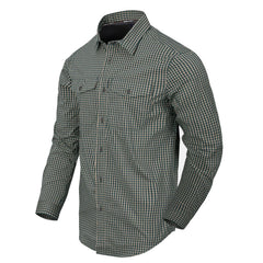 Helikon-Tex srajca Taktična, Savage Green Checkered, za prikrito nošenje