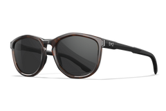 Wiley X Bravo Schutzsonnenbrille Gloss Tortoise / CAPTIVATE™ Polarized Grey