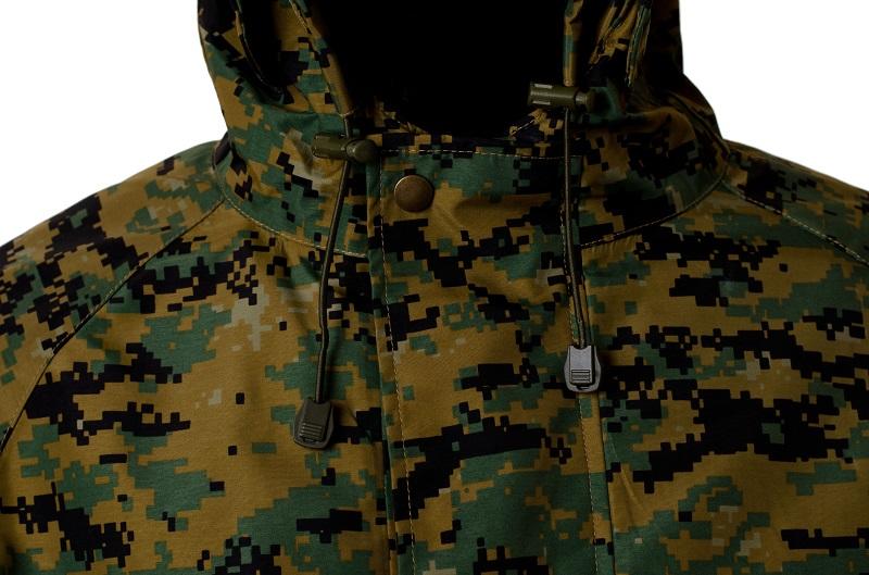 O&T Aurora Beatrix Jacket Digital Woodland with Removable Lining