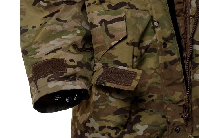 O&T Aurora Winter Jacket with Removable Lining, Multicam
