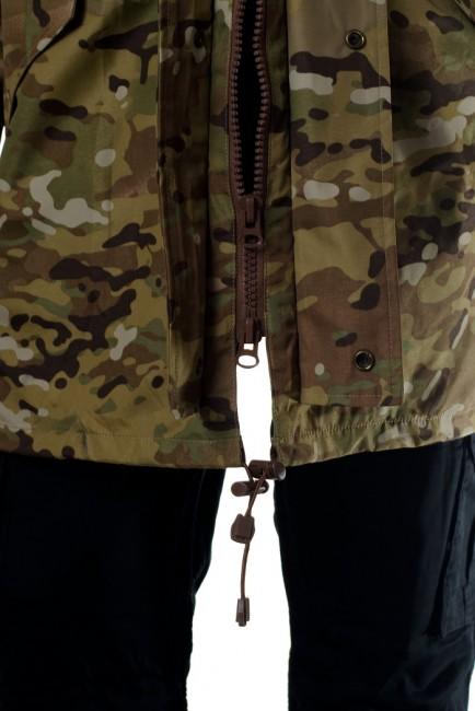 O&T Aurora Winter Jacket with Removable Lining, Multicam