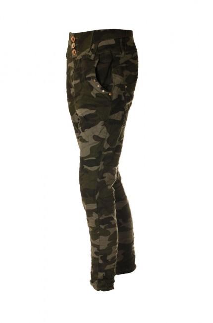 O&T gar­ment Damenhose s nizkym sedom woodland