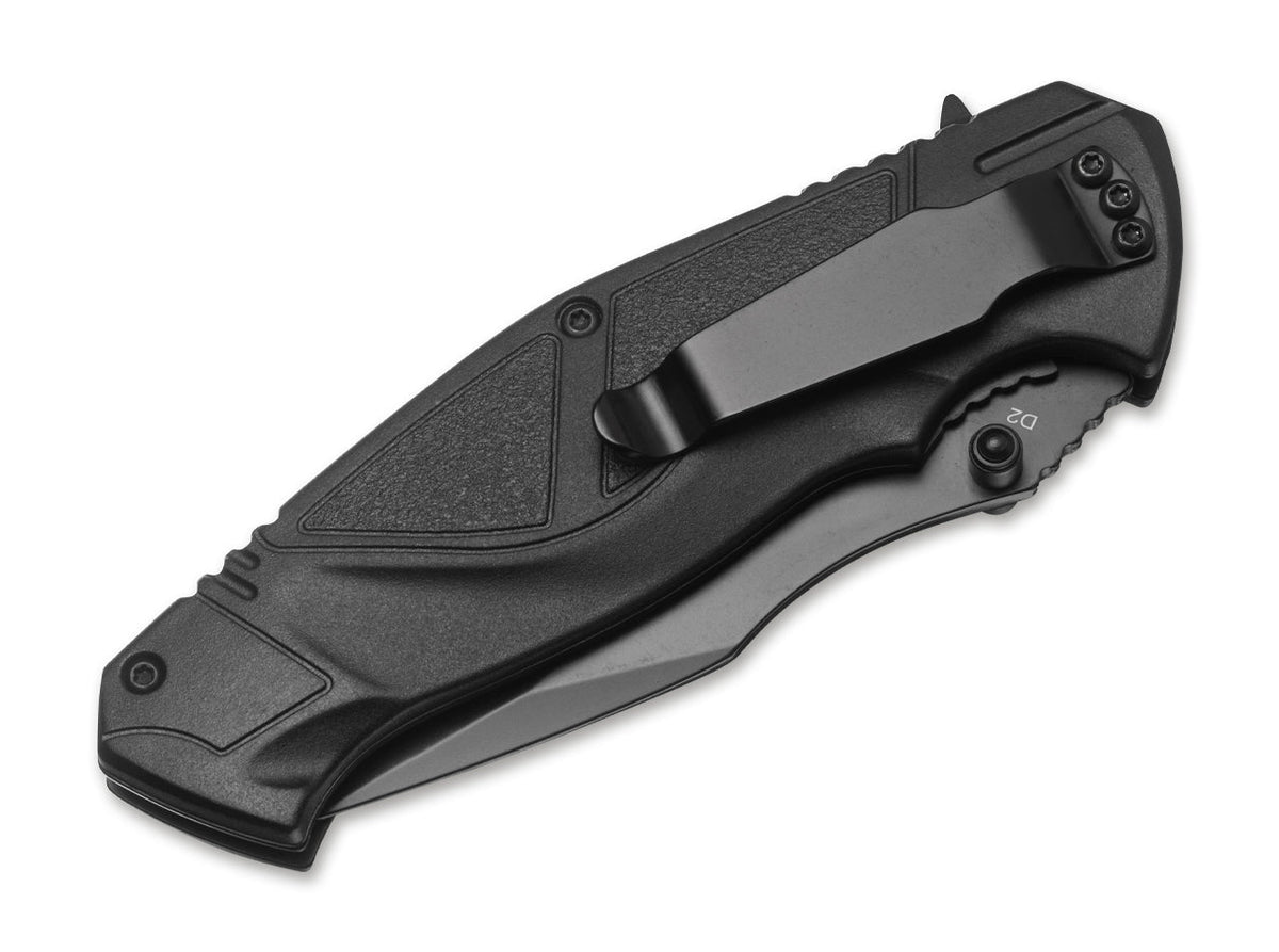 BÖKER® Plus All Black Pro otvárací nôž, čierna, 19,5 cm